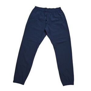 Gymshark‎ Navy Blue Joggers Sweatpants Athletic Workout Lounge Size M-L